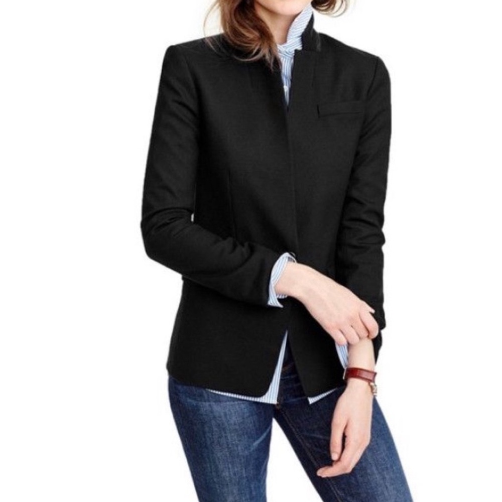 J.Crew Stand Collar Regent Blazer